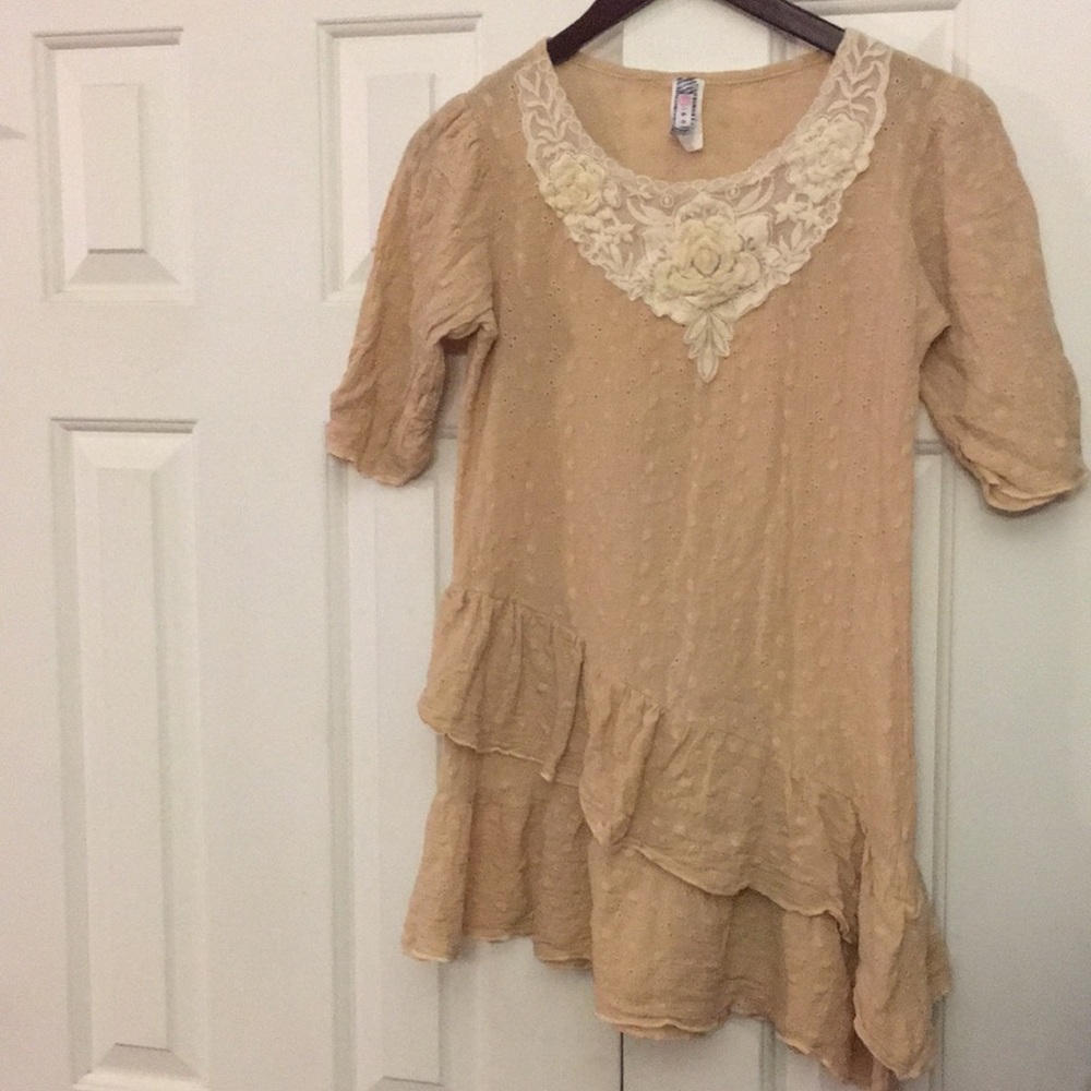 L&B Boho vintage look top or short dress